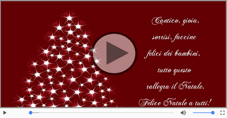Felice Natale a tutti!