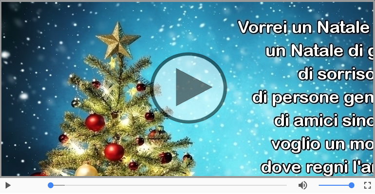 Buon e sereno Natale a tutti!