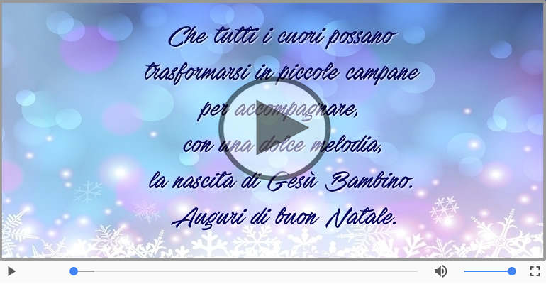 Auguri di buon Natale.