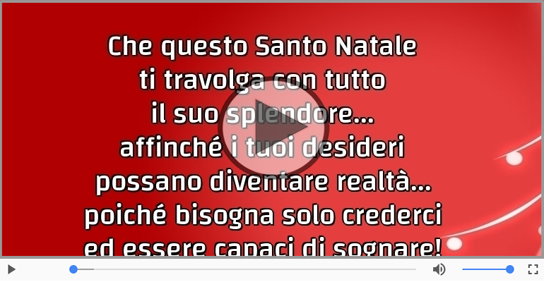 Santo Natale: Auguri di vero cuore!