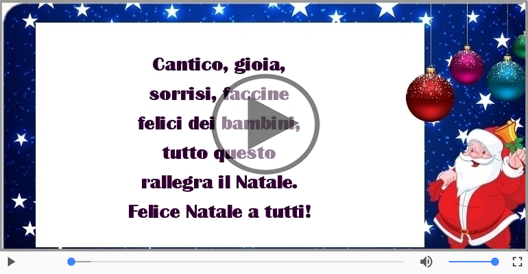 Felice Natale a tutti!