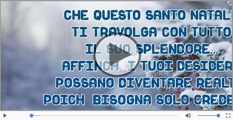 Santo Natale: Auguri di vero cuore!