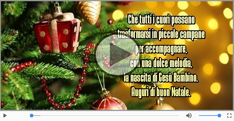 Auguri di buon Natale.