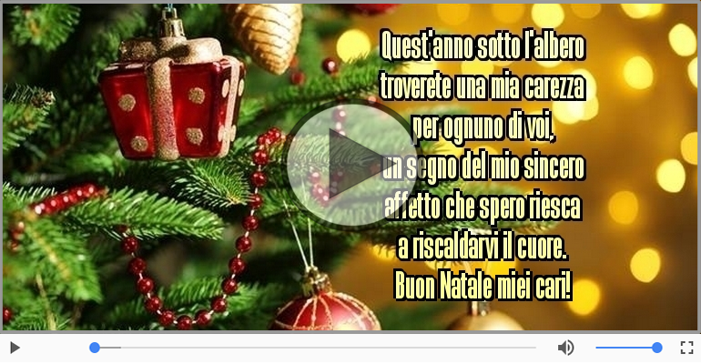 Buon Natale miei cari!