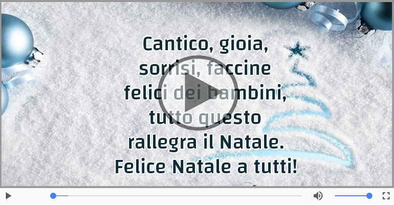 Felice Natale a tutti!