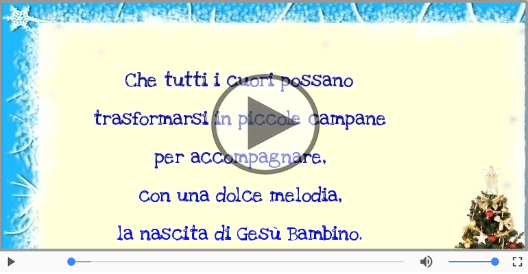 Auguri di buon Natale.