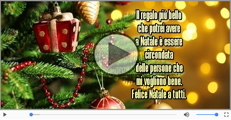 Felice Natale a tutti.