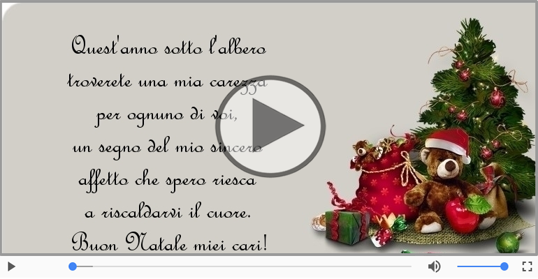 Buon Natale miei cari!