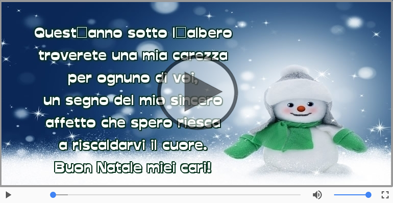 Buon Natale miei cari!