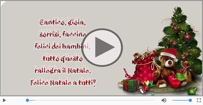 Felice Natale a tutti!