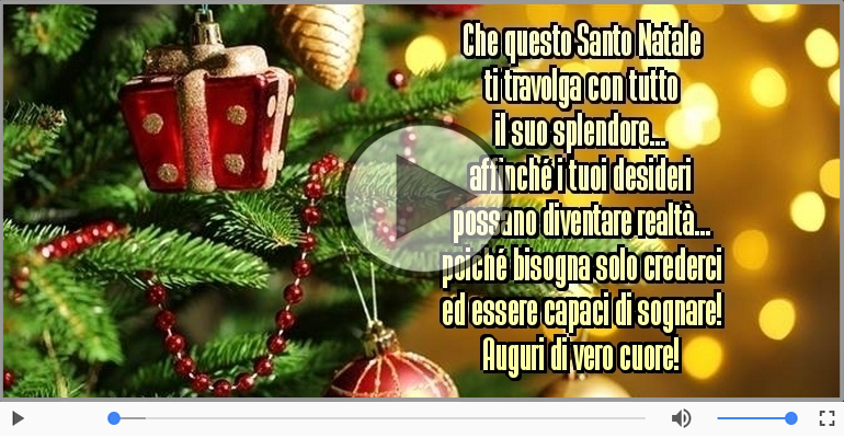 Santo Natale: Auguri di vero cuore!