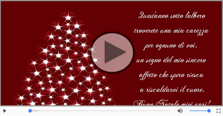 Buon Natale miei cari!
