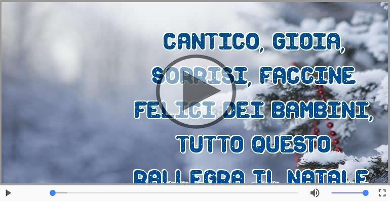 Felice Natale a tutti!