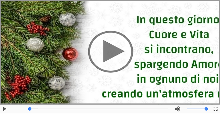 Tanti Auguri  di Buona Natale.