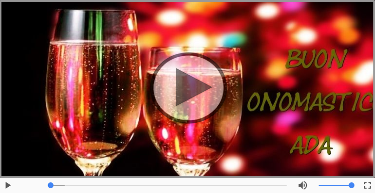 Tantissimi Auguri di Buon Onomastico Ada!
