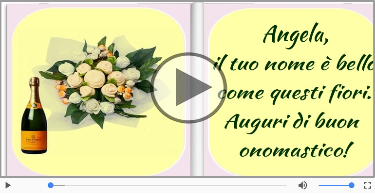 Tantissimi Auguri di Buon Onomastico Angela!