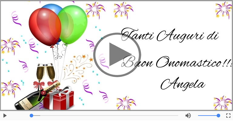 Buon Onomastico Angela!