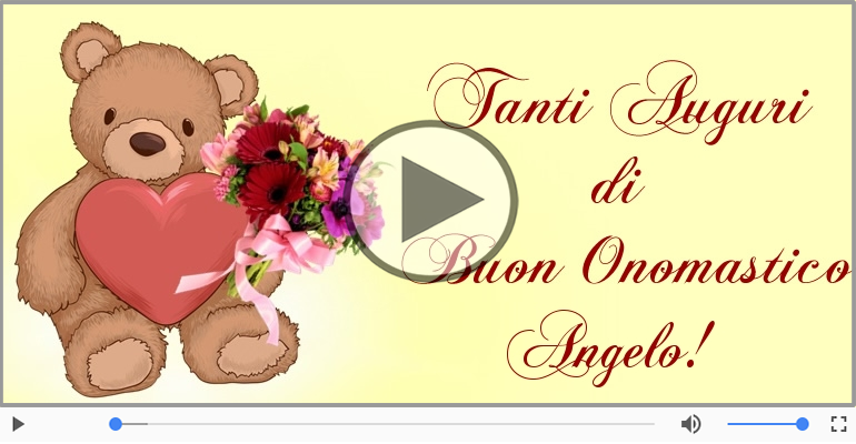 Tantissimi Auguri di Buon Onomastico Angelo!
