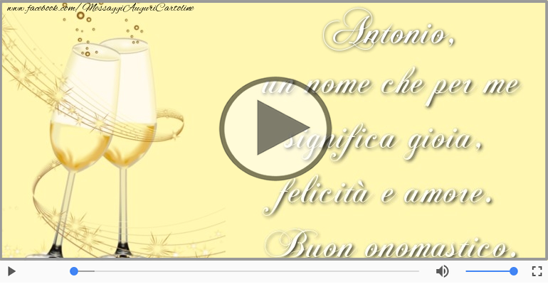 Tantissimi Auguri di Buon Onomastico Antonio!