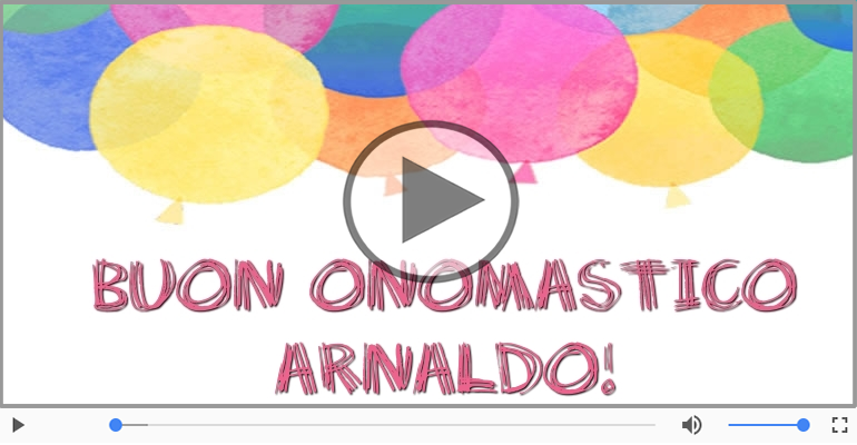 Buon Onomastico Arnaldo!