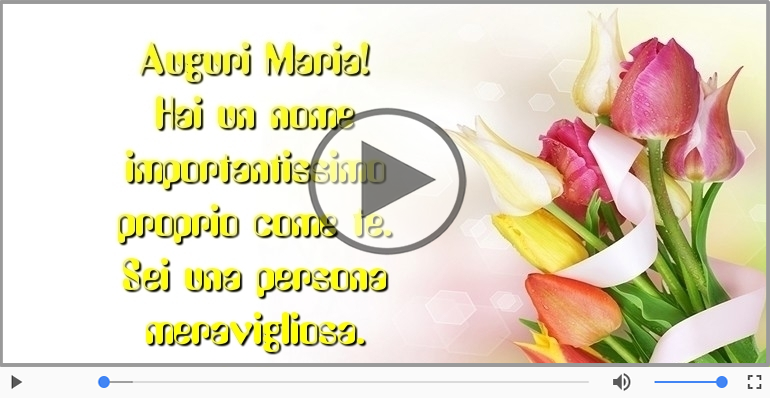 Auguri Maria!