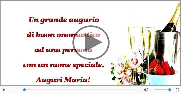 Auguri Maria!