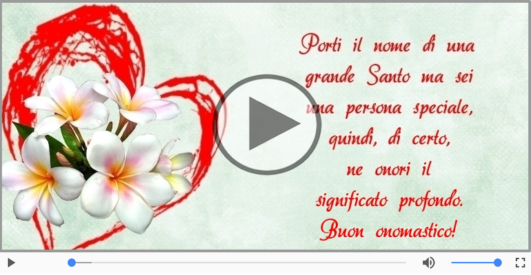 Buon onomastico!