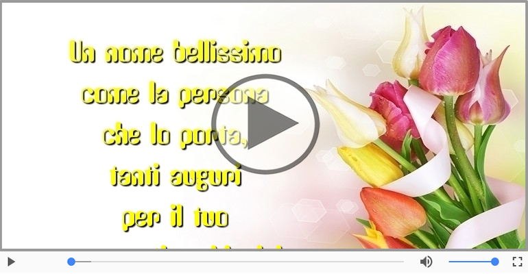 Tanti auguri di Buon Onomastico, Maria!