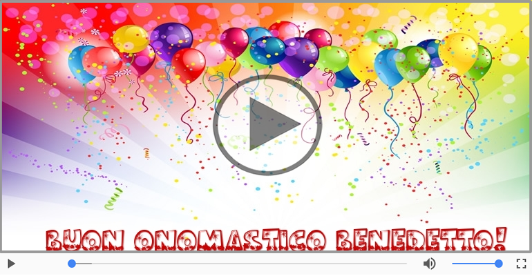 Buon onomastico, Benedetto!