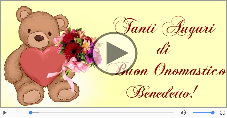 Buon onomastico, Benedetto!