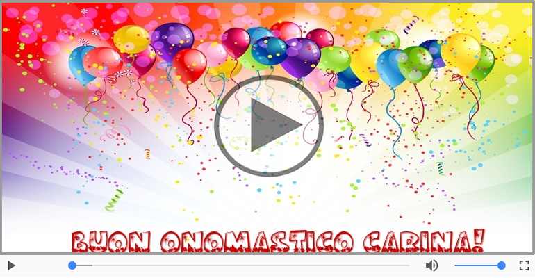 Tantissimi Auguri di Buon Onomastico Carina!