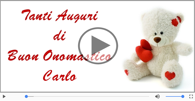 Buon Onomastico Carlo!