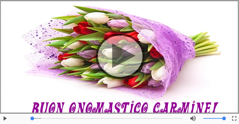 Tanti auguri di Buon Onomastico Carmine!