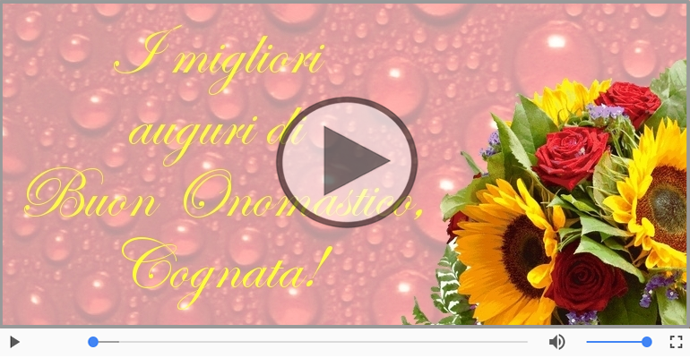 Auguri Cognata! Buon Onomastico!