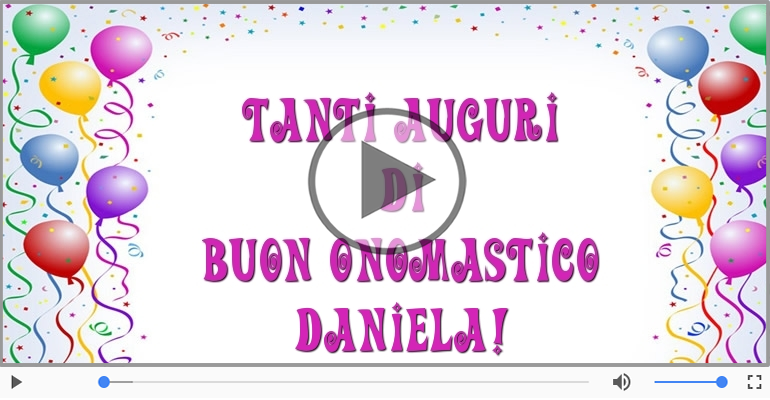 Auguri Daniela! Buon Onomastico!