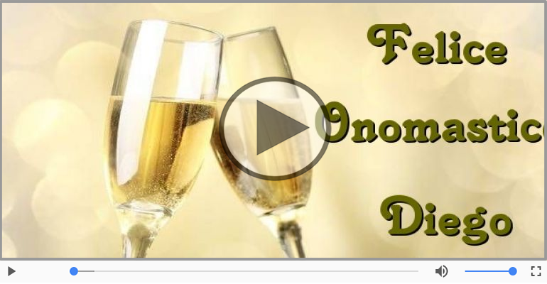 Tantissimi Auguri di Buon Onomastico Diego!