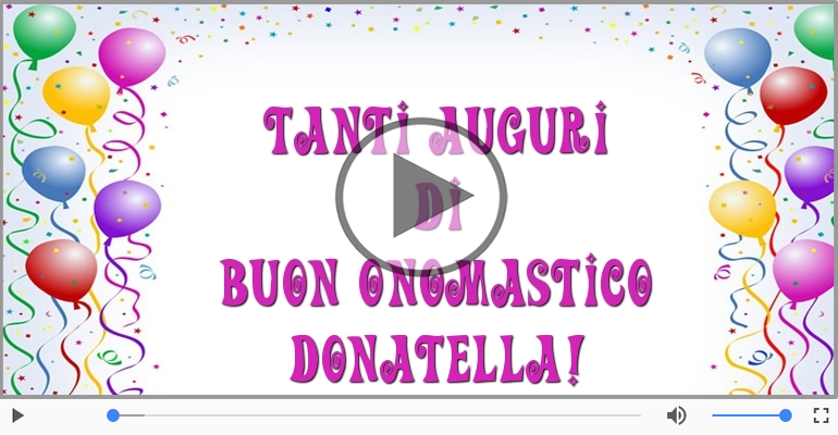 Auguri Donatella! Buon Onomastico!