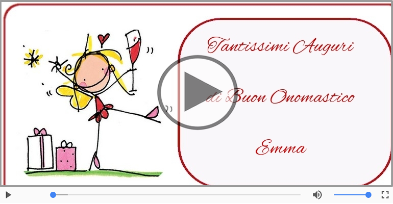 Tantissimi Auguri di Buon Onomastico Emma!