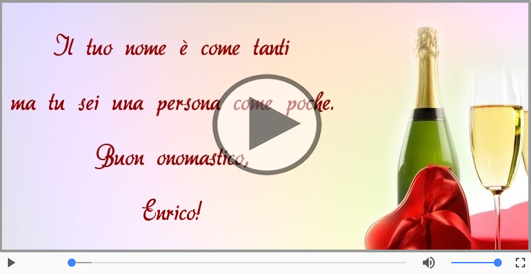 Auguri Enrico! Buon Onomastico!