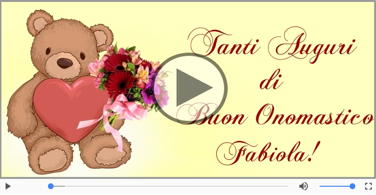 Auguri Fabiola! Buon Onomastico!