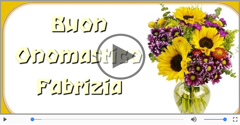Auguri Fabrizia! Buon Onomastico!