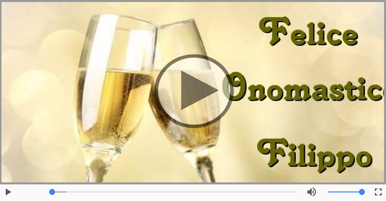 Tantissimi Auguri di Buon Onomastico Filippo!