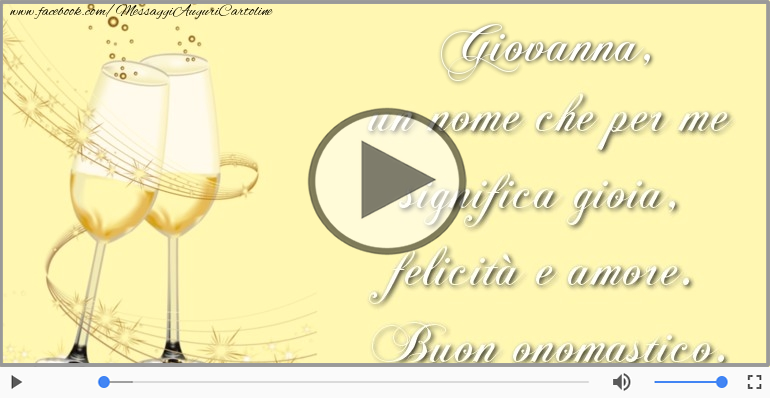 Auguri Giovanna! Buon Onomastico!
