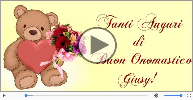 Tantissimi Auguri di Buon Onomastico Giusy!