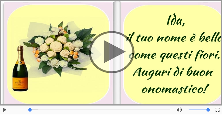 Auguri Ida! Buon Onomastico!