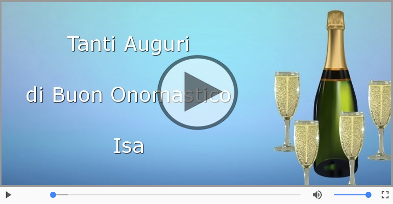 Auguri Isa! Buon Onomastico!