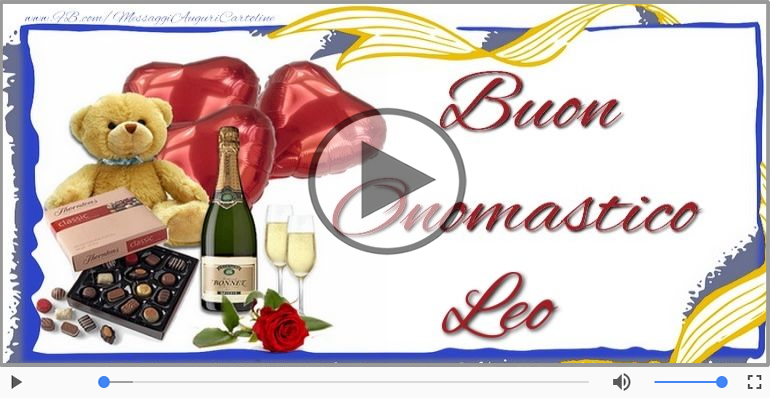 Auguri Leo! Buon Onomastico!