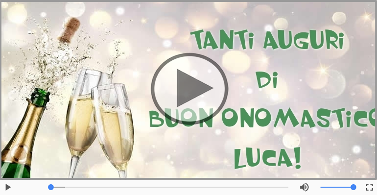 Buon Onomastico Luca!