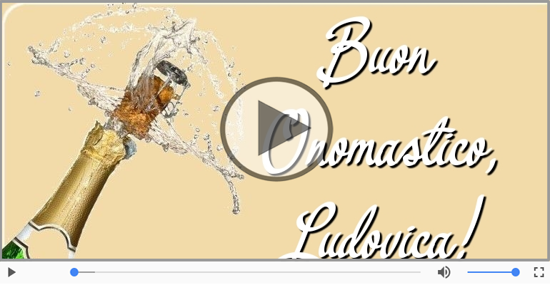 Auguri Ludovica! Buon Onomastico!