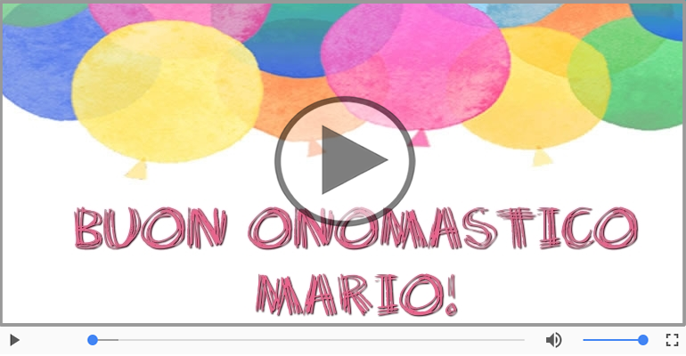 Buon Onomastico Mario!
